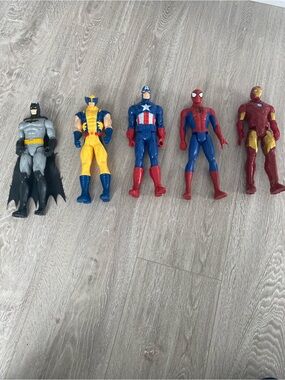 $50 for 3 - Super hero action figures Set 12 inches
